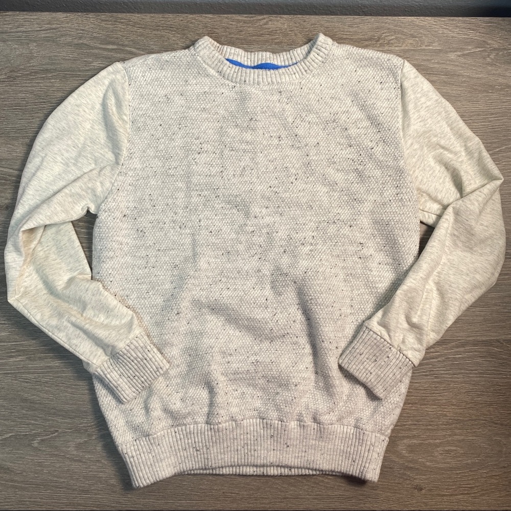 Cat & Jack Grey Knit Pullover Sweater Kids Size 8-10 M